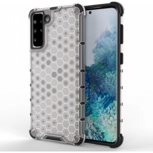 Hurtel Honeycomb case armored cover with a gel frame for Samsung Galaxy S22 transparent (universal)