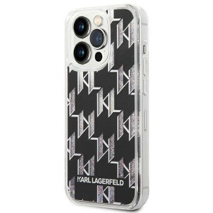 Karl Lagerfeld KLHCP14XLMNMK iPhone 14 Pro Max 6.7 "hardcase black / black Liquid Glitter Monogram (universal)