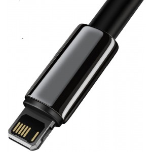 Baseus Tungsten USB - Lightning cable 2.4 A 2 m black (CALWJ-A01) (universal)