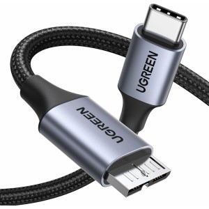 Ugreen USB C / micro USB-B 3.0 cable Ugreen US565 5Gb/s 3A 1m - gray (universal)
