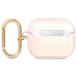 Guess GUA3HHTSP AirPods 3 cover pink/pink Strap Collection (universal)
