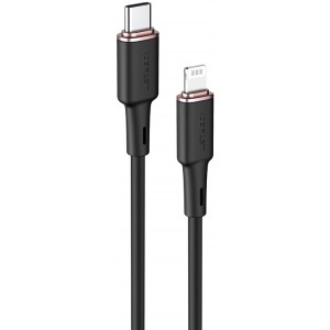 Acefast cable MFI USB Type C - Lightning 1.2m, 30W, 3A black (C2-01 black) (universal)