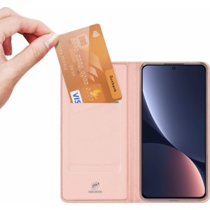 Dux Ducis Skin Pro Case Xiaomi 13 Flip Card Wallet Stand Pink (universal)