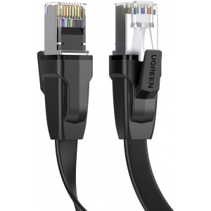 Ugreen LAN cable Ethernet Cat.8 U / FTP flat 2m black (NW134) (universal)