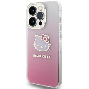 Hello Kitty IML Gradient Electrop Kitty Head case for iPhone 15 Pro Max - pink (universal)