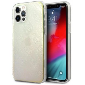 Guess GUHCP12L3D4GIRBL iPhone 12 Pro Max 6.7" Opal/Iridescent Hardcase 4G 3D Pattern Collection (universal)