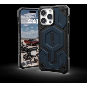 UAG Monarch Pro - Protective Case for iPhone 15 Pro Max Compatible with MagSafe (Mallard) (universal)