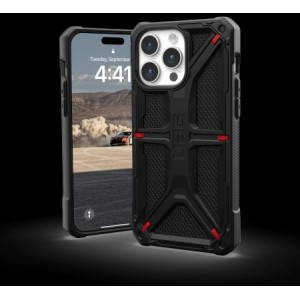 UAG Monarch - protective case for iPhone 15 Pro Max (kevlar black) (universal)