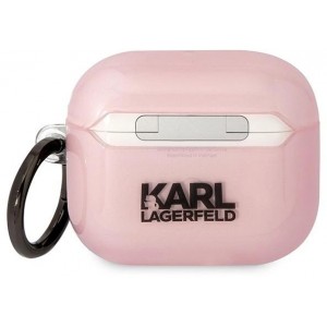 Karl Lagerfeld KLA3HNCHTCP Airpods 3 cover pink/pink Ikonik Choupette (universal)