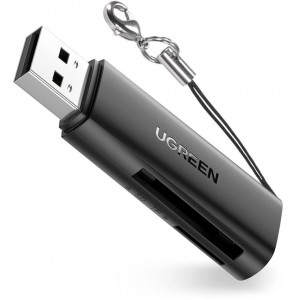 Ugreen CM264 USB 3.0 SD/TF card reader - black (universal)
