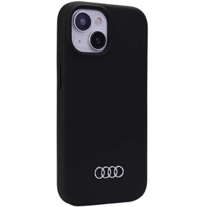 Audi Silicone Case for iPhone 15 - black (universal)