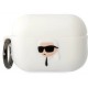 Karl Lagerfeld KLAP2RUNIKH AirPods Pro 2 cover white/white Silicone Karl Head 3D (universal)