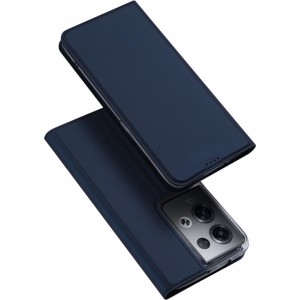 Dux Ducis Skin Pro case for Oppo Reno 8 Pro flip cover card wallet stand blue (universal)