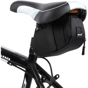 Wozinsky small bicycle saddle bag 0.6 l black (WBB8BK black) (universal)