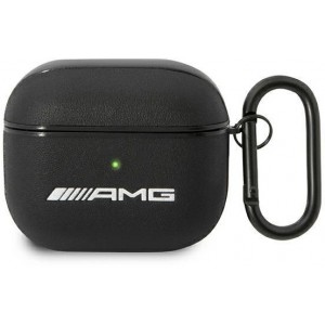 Mercedes AMG Leather Big Logo case for AirPods 3 - black (universal)