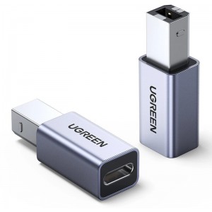 Ugreen adapter USB Type C - USB Type B gray (US382) (universal)