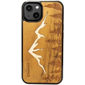 Bewood Wooden case for iPhone 15 Plus Bewood Imbuia Mountains (universal)