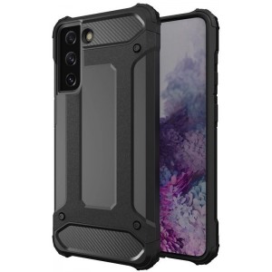 Hurtel Hybrid Armor Case Tough Rugged Cover for Samsung Galaxy S22+ (S22 Plus) black (universal)