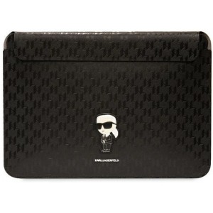 Karl Lagerfeld Sleeve KLCS16SAKHPKK 16" case - black Saffiano Monogram Ikonik (universal)