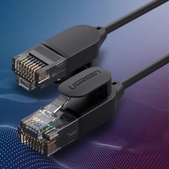 Ugreen cable internet network cable Ethernet patchcord RJ45 Cat 6A UTP 1000Mbps 1m black (70332) (universal)