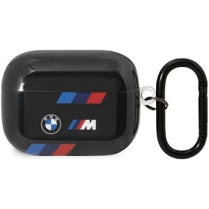 BMW BMAP222SOTK AirPods Pro 2 gen cover black/black Tricolor Stripes (universal)