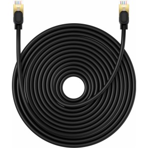 Baseus High Speed ​​Cat 8 40 Gb/s Ethernet cable 20 m - black (universal)