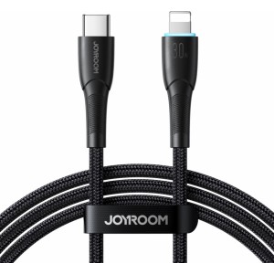 Joyroom Starry Series SA32-CL3 30W USB-C / Lightning cable 1m - black (universal)