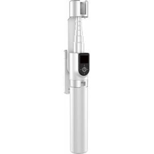 Dudao Selfie stick / telescopic pole with tripod Dudao F18W - white (universal)