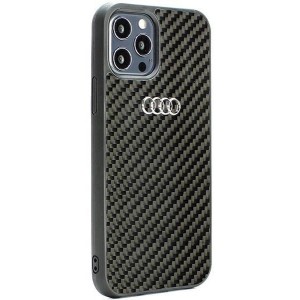Audi Carbon Fiber iPhone 12/12 Pro 6.1" black/black hardcase AU-TPUPCIP12P-R8/D2-BK (universal)