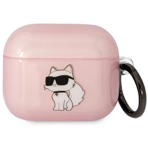 Karl Lagerfeld KLA3HNCHTCP Airpods 3 cover pink/pink Ikonik Choupette (universal)