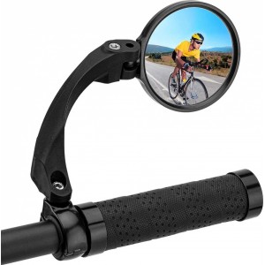 Rockbros 26210001004 rear right bicycle mirror - black (universal)