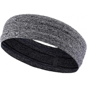 Hurtel Gray fabric elastic headband for running fitness (universal)