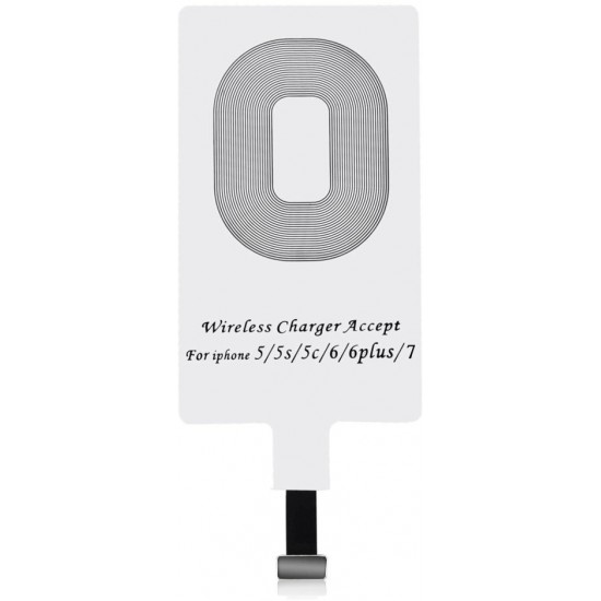 Choetech Choietech Adapter for Wireless Charging Qi Lightning Induction Insert white (WP-IP) (universal)