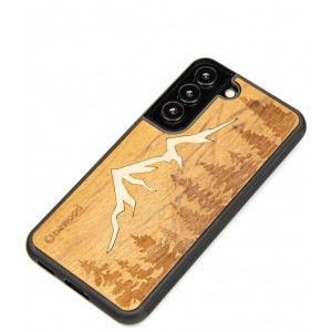 Bewood Wooden case for Samsung Galaxy S22 Bewood Mountains Imbuia (universal)