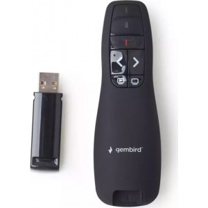 Gembird Bezvadu USB prezentētājs ar lāzera rādītāju