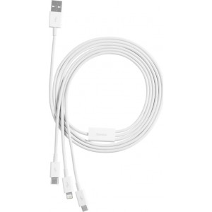 Baseus Superior Data USB to MLC fast charging cable 3.5A 1M(White)