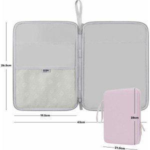 Alogy Carry Case Pouch Tablet Pouch Slider up to 12.9 inch Pink