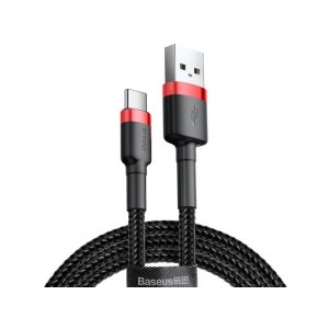 Baseus Kabel USB-C 3A 1M red black