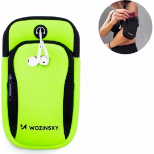Wozinsky armband for running phone green (WABGR1)