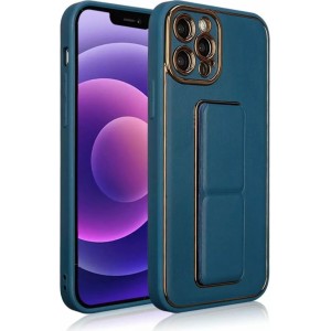 4Kom.pl New Kickstand Case case for iPhone 13 Pro with stand blue