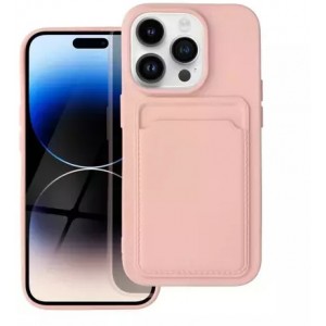 4Kom.pl CARD CASE for IPHONE 14 PRO pink