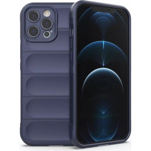 4Kom.pl Magic Shield Case for iPhone 12 Pro Max flexible armored cover dark blue