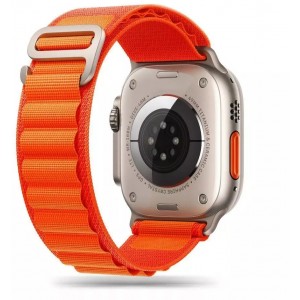 4Kom.pl Nylon Pro Band Smartwatch Strap for Apple Watch 4/5/6/7/8/SE (38/40/41 MM) ORANGE