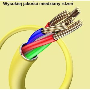 4Kom.pl USAMS Cable U52 microUSB 2A Fast Charge 1m purple