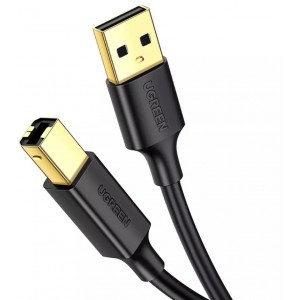 Ugreen USB Cable Type B UGREEN for printers (male) - USB 2.0 (male) 480 Mbps 1 m black (US135 20846)