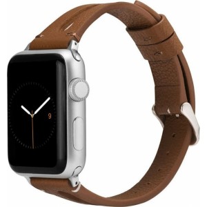 Alogy Leather Strap Alogy leather for Apple Watch 42/44/45/49mm Brown