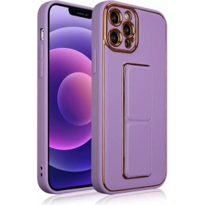 4Kom.pl New Kickstand Case case for iPhone 12 Pro with stand purple