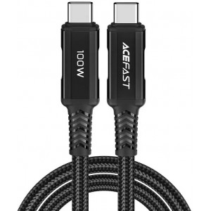 Acefast cable USB Type C - USB Type C 2m, 100W (20V/5A) black (C4-03 Black)
