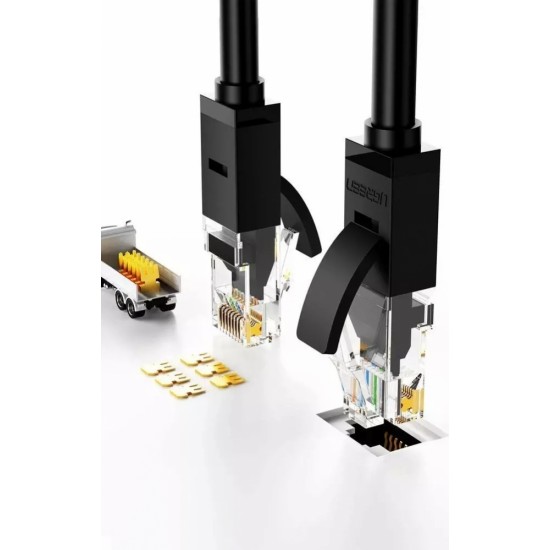 Ugreen Cable Ethernet patch cord RJ45 Cat 6 UTP 1000Mbps 2m black (20160)