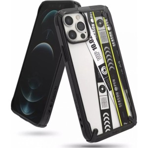 Ringke Fusion X Design Armor Case with Frame iPhone 12 Pro Max black (Ticket band) (XDAP0024)